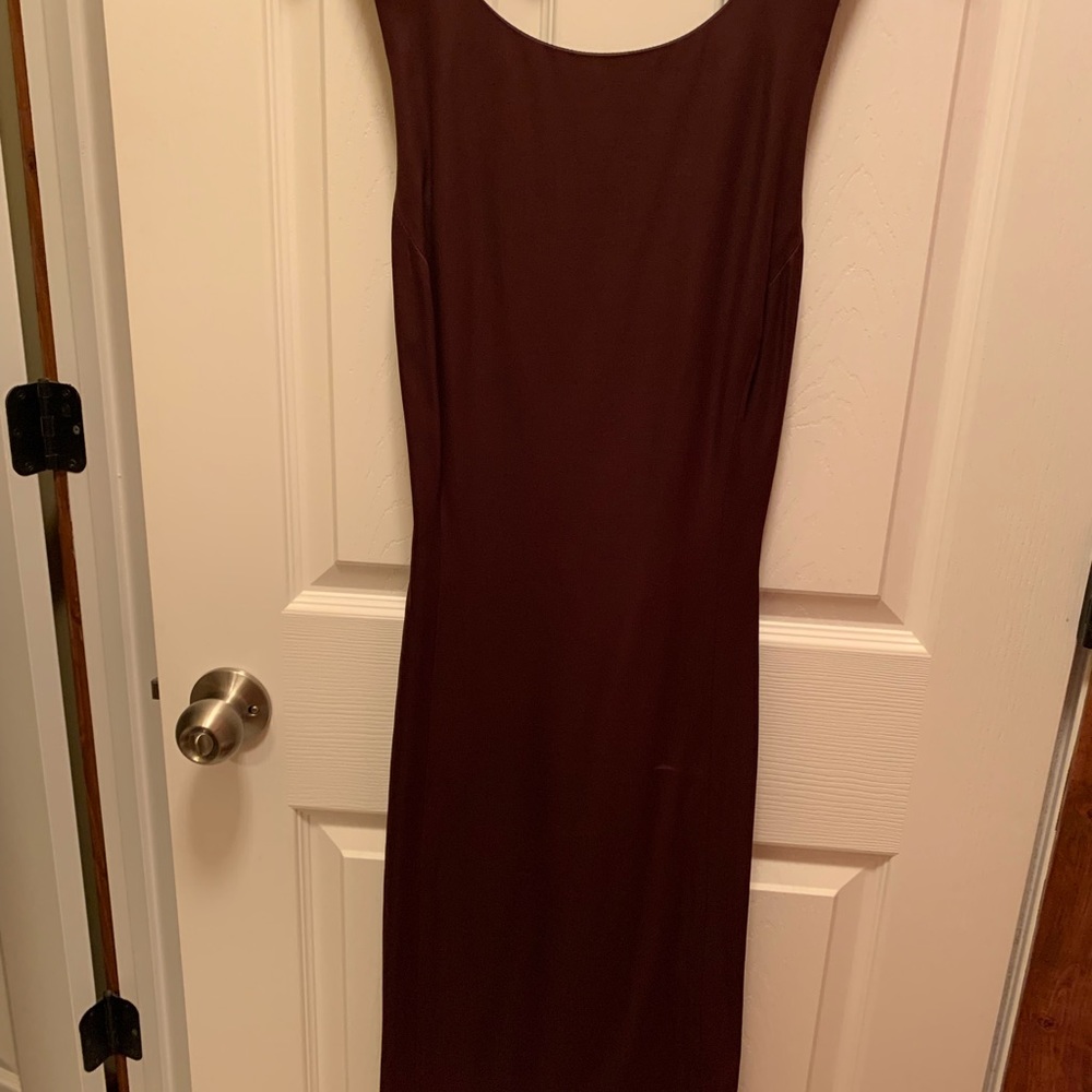 Brown semi formal dress